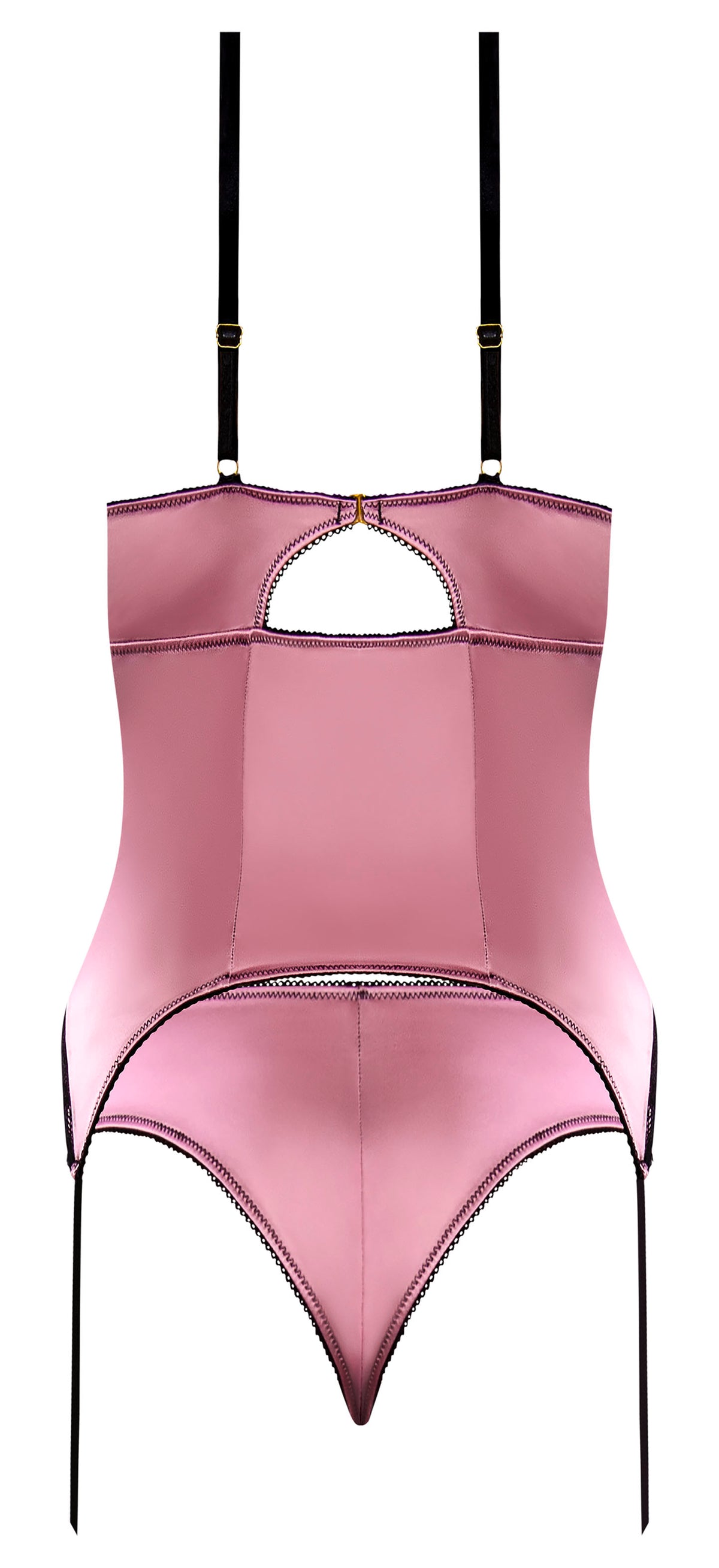 Sensual Desires Basque & Tanga Set Mauve L xl