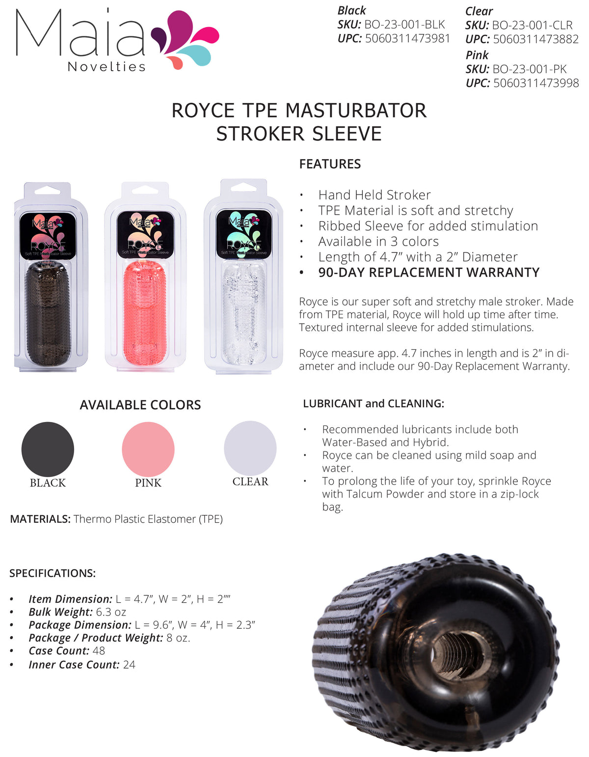 Royce Crystal Masturbator