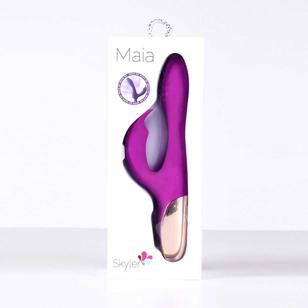 Skyler Silicone Bendable Rabbit Purple