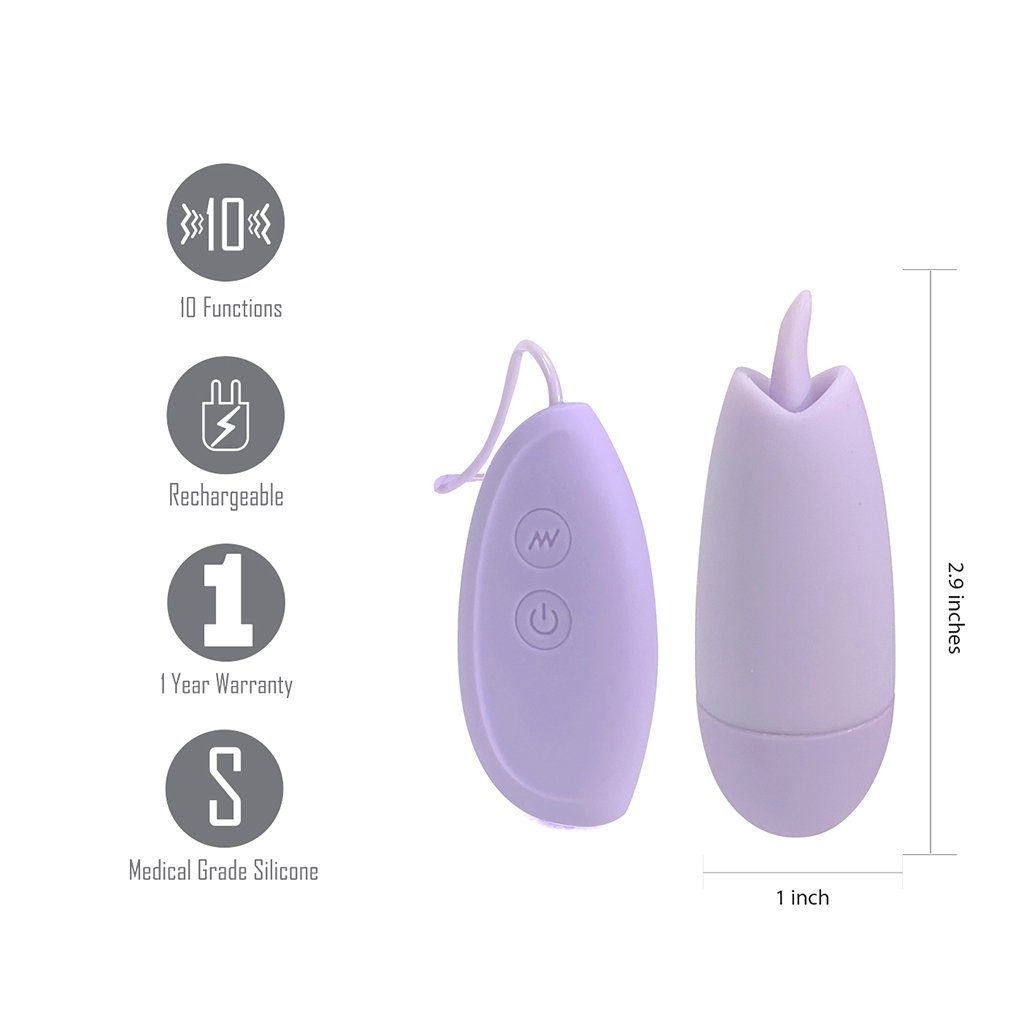 Ellie Super Charged Tongue Action Wire Egg Light Purple Default Title