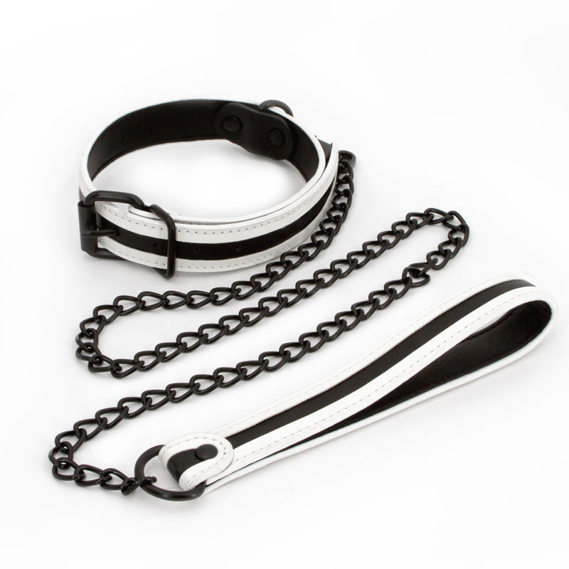 Glo Bondage Collar & Leash Green Default Title