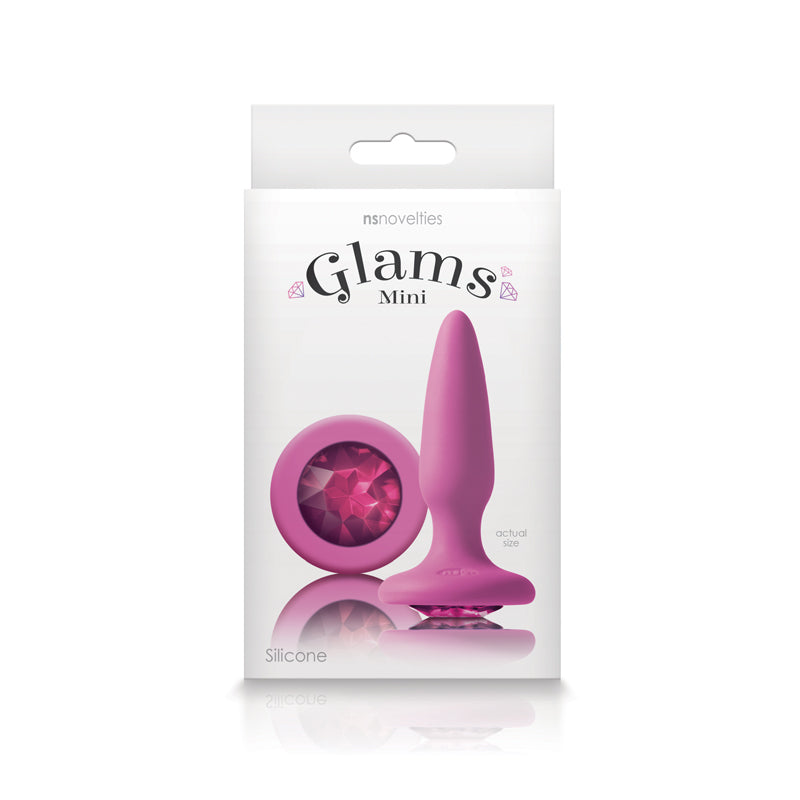 Glams Mini Gem Butt Plug Pink