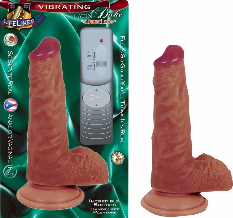 Lifelike Vibrating Latin Duke Default Title