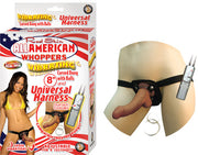 Latin American Whoppers 8in Dong Vibrating W/harness Default Title