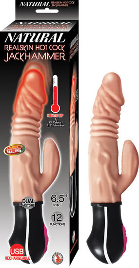 Natural Realskin Hot Cock Jackhammer Default Title