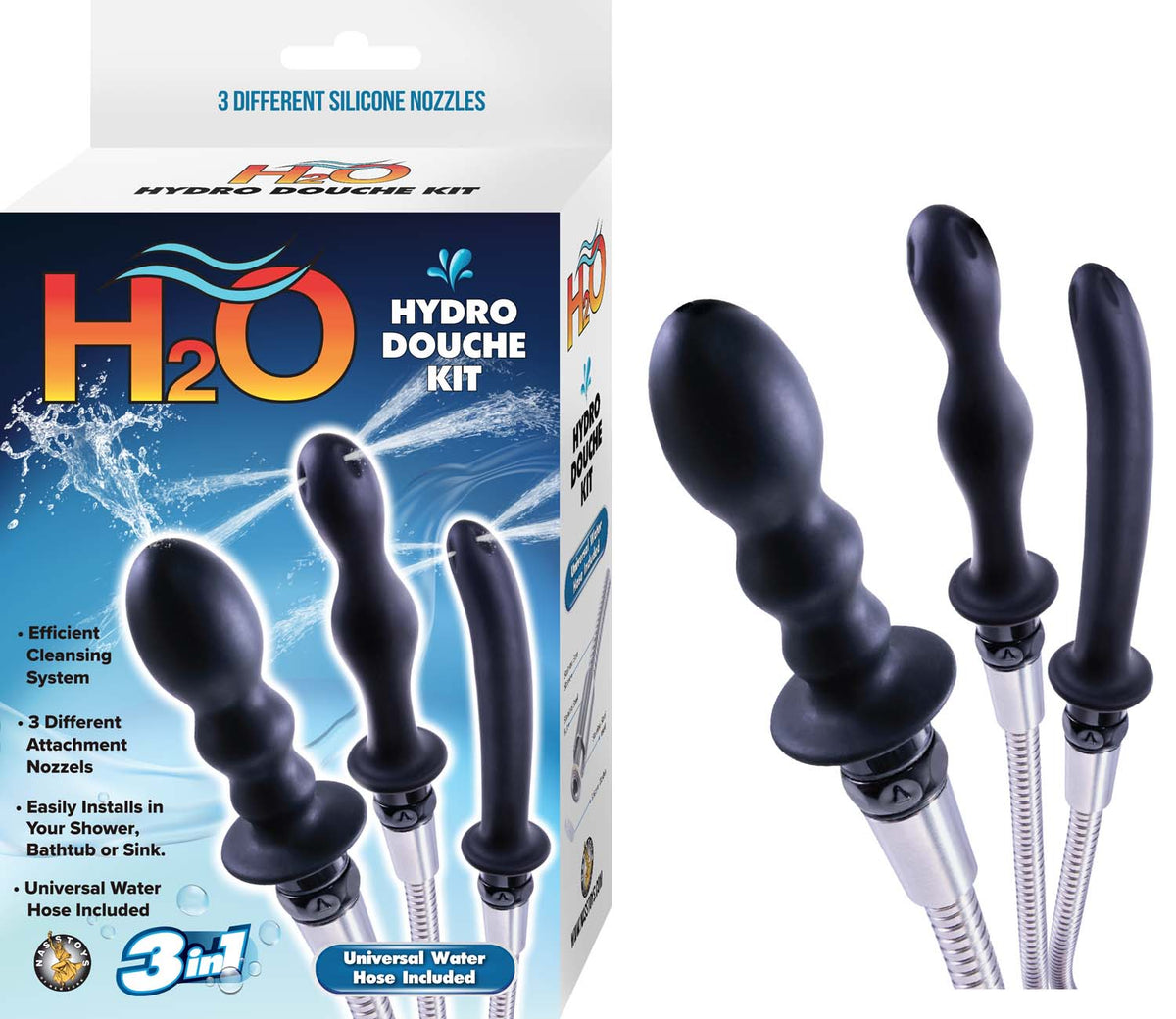 H2o Hydro Douche Kit Black Default Title