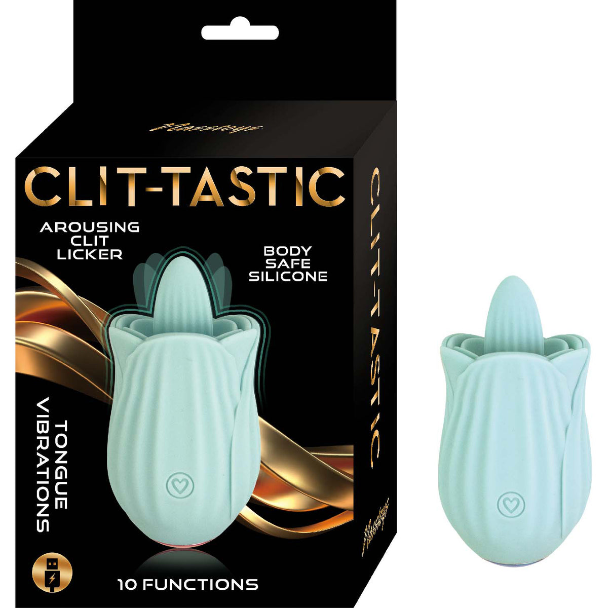 Clit-tastic Arousing Clit Licker Aqua Default Title