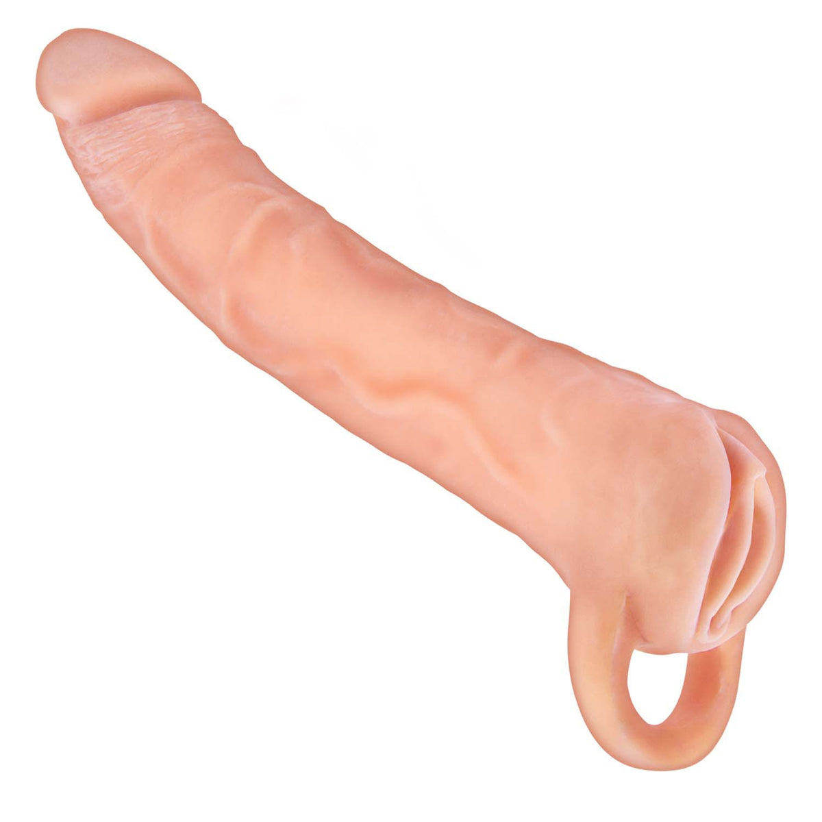 Great Extender 8 2 In 1 White Extender & Masturbator "