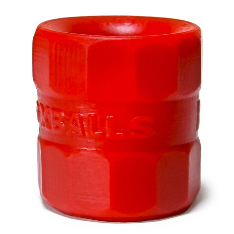 Bullballs 2 Ballstretcher Oxballs Silicone Smoosh Red