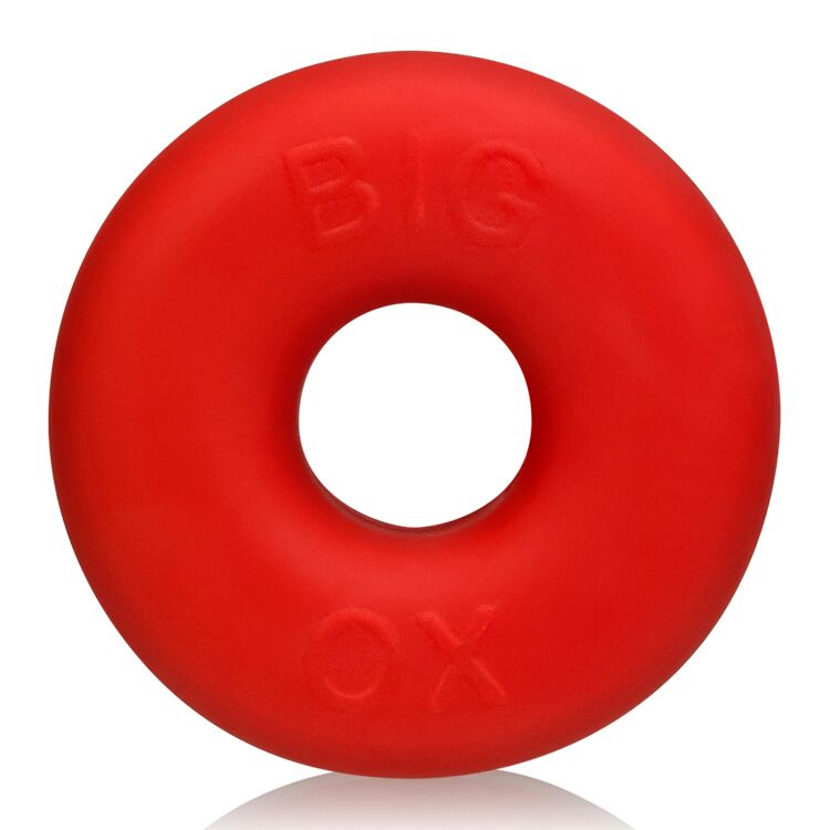 Big Ox Cockring Oxballs Ice Red