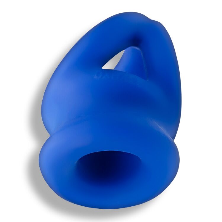 Tri Squeeze Cocksling Ball Stretcher Oxballs Silicone Tpr Blend Ice