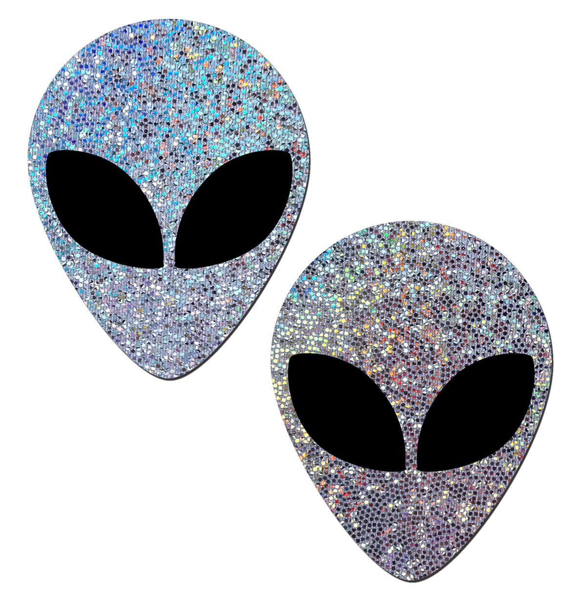 Pastease Silver Glitter Alien W/ Black Eyes Default Title