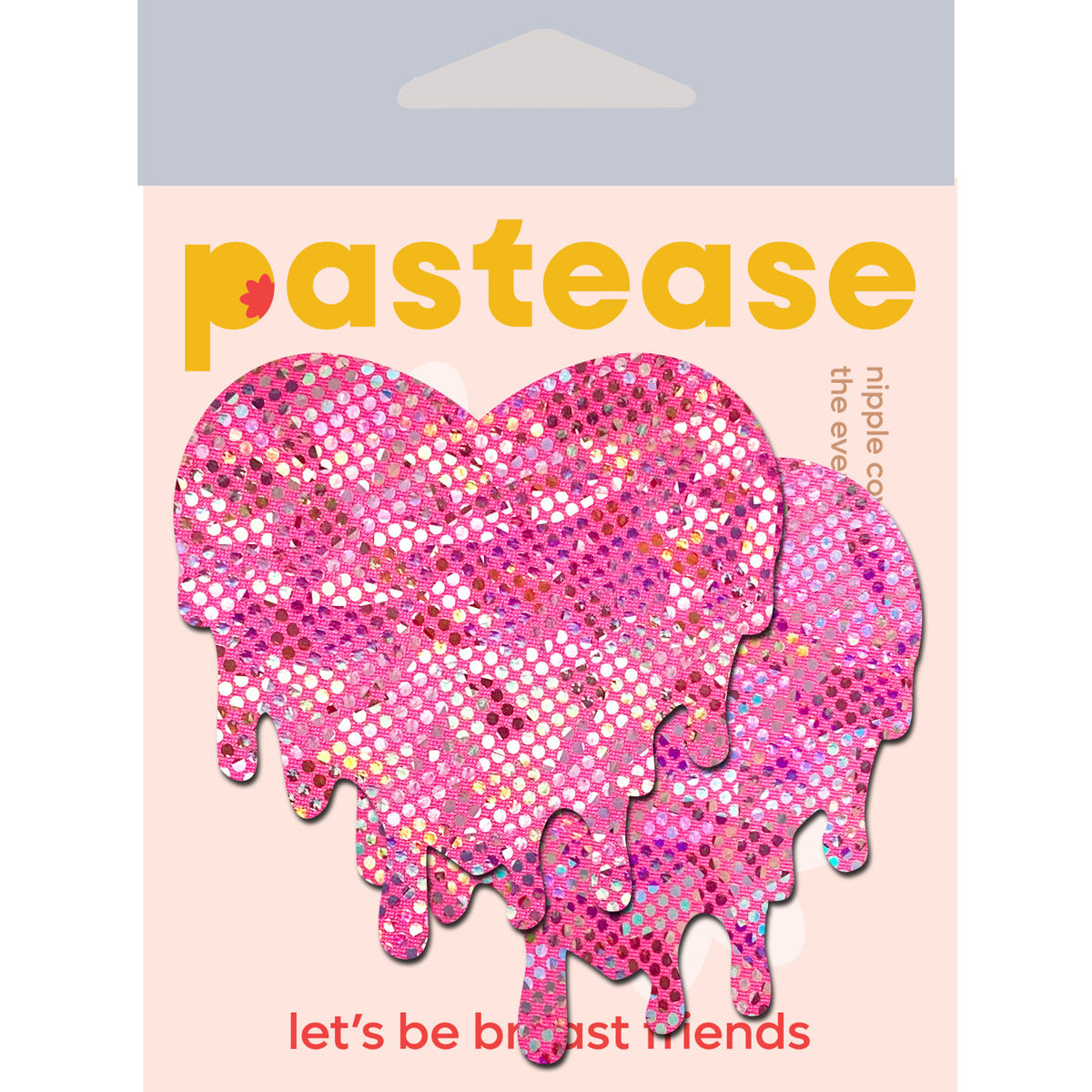 Pastease Faux Latex Melty Hearts Baby Pink