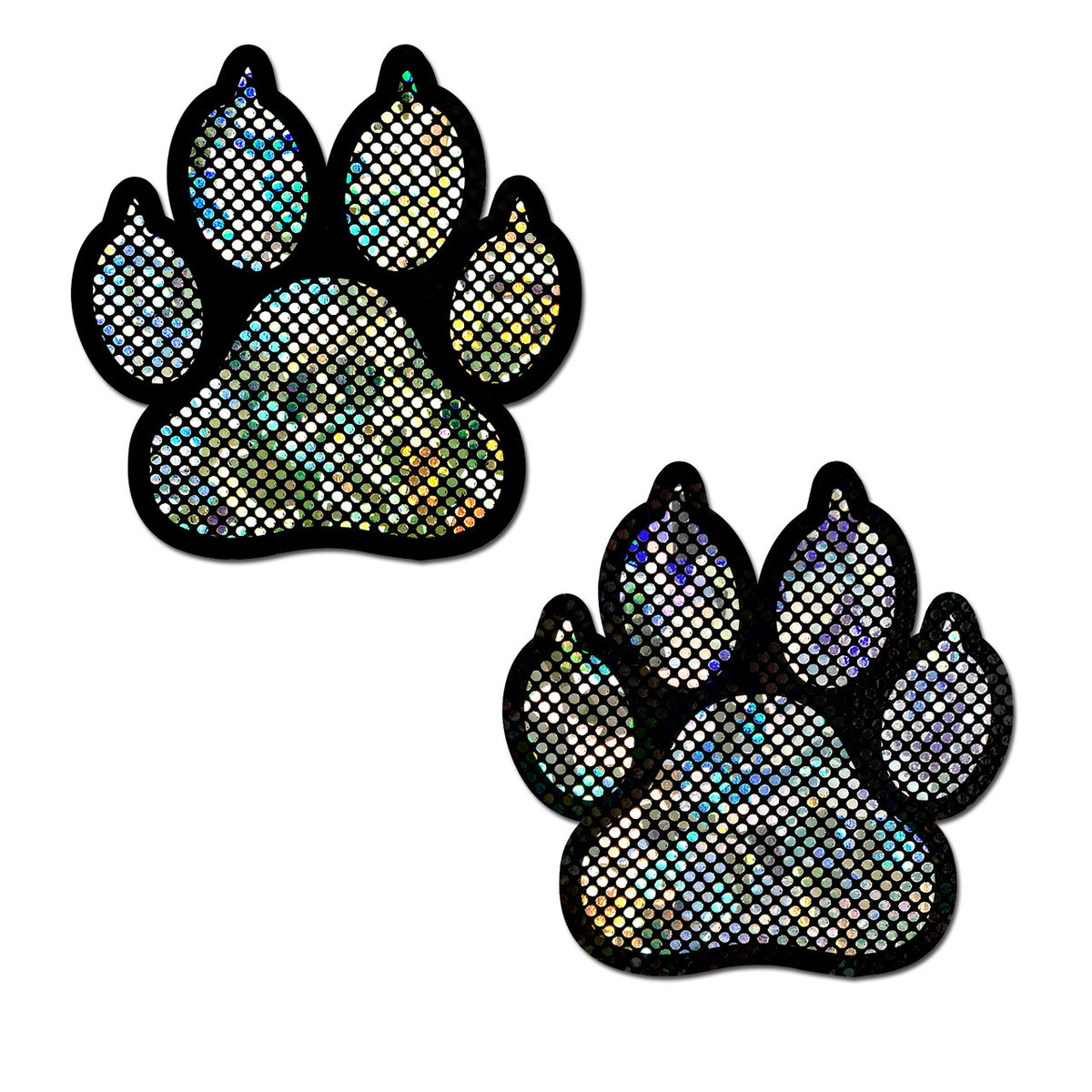 Pastease Paw Print Silver Shattered Disco Ball Default Title