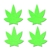 Pastease Small Glow In The Pot Leaf Nipple Default Title