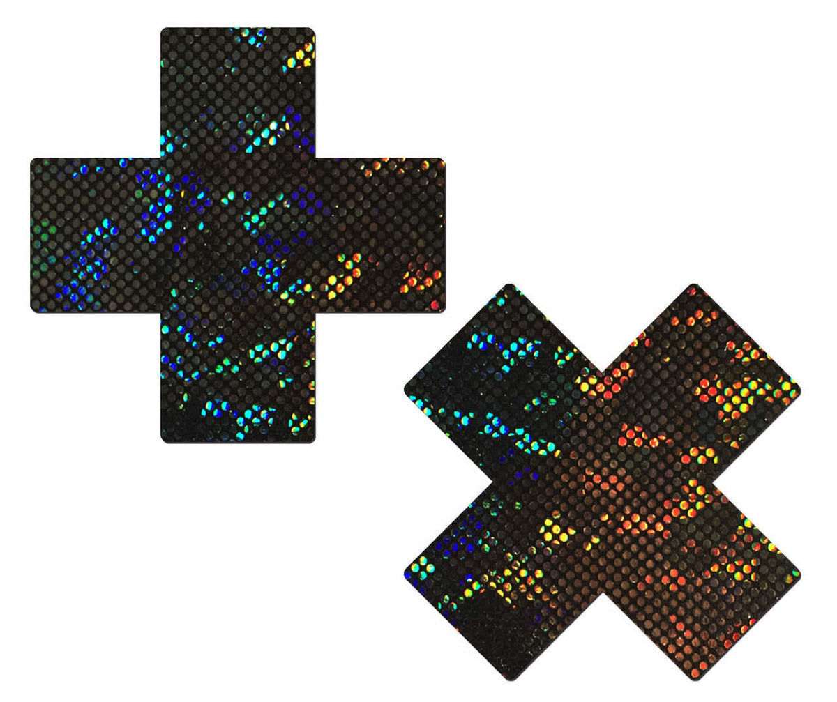 Pastease Shattered Glass Disco Ball Glitter Black Cross Default Title