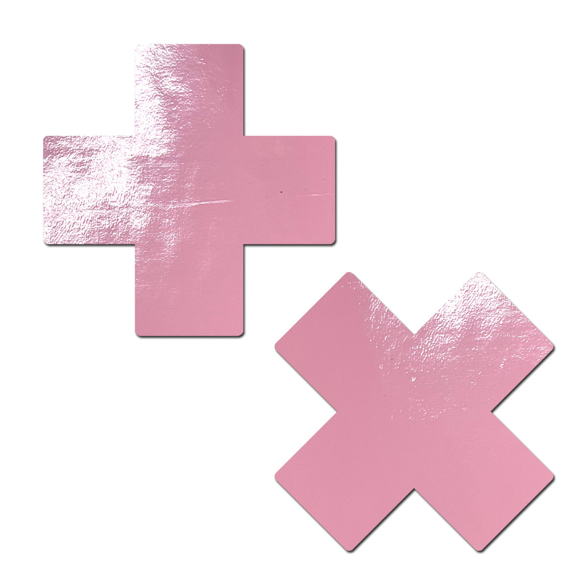 Pastease Plus X Faux Latex Crosses Baby Pink
