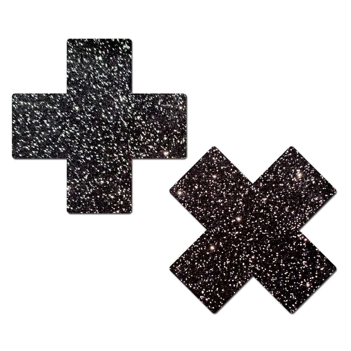 Plus X Sparkle Black Plus Nipple Pasties Default Title