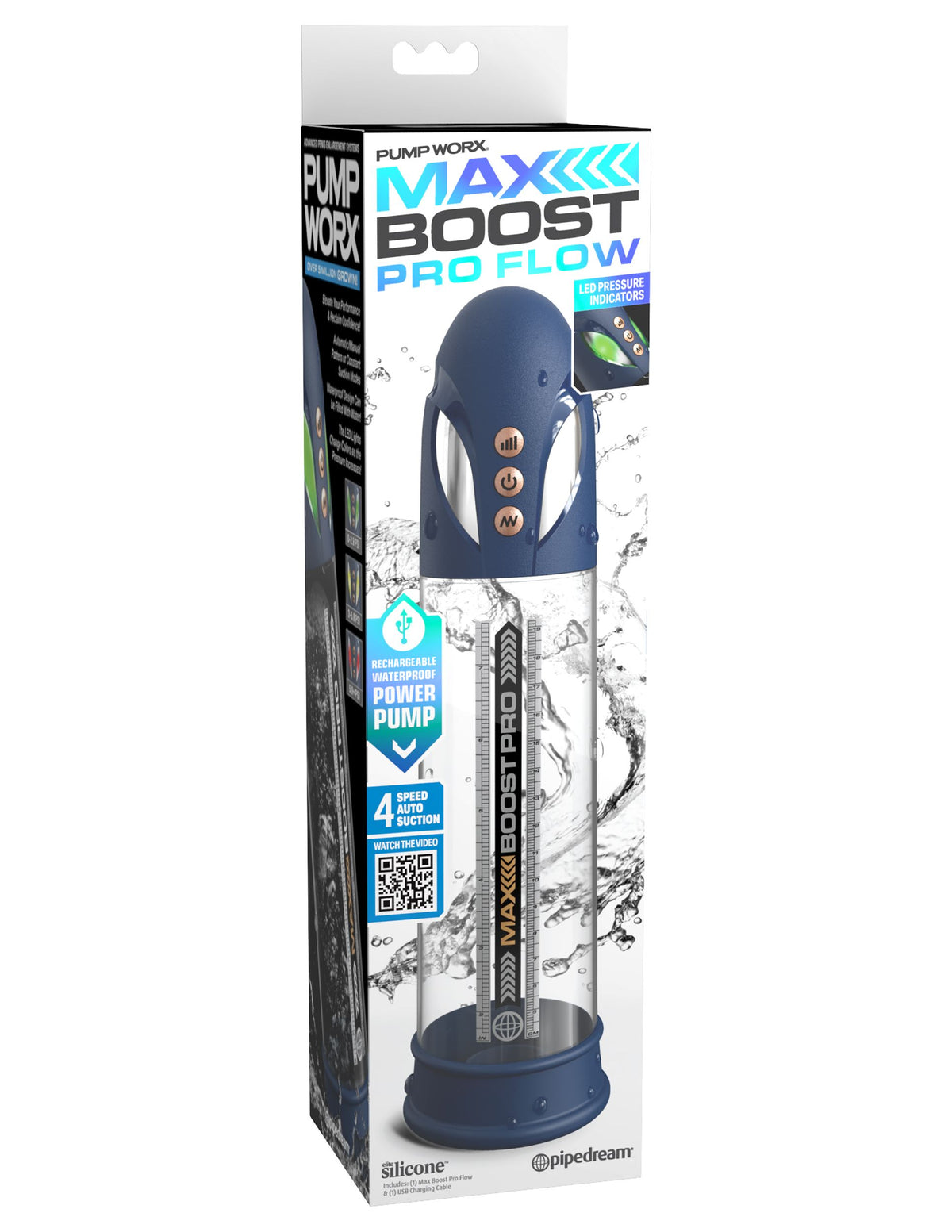 Max Boost Pro Flow Blue clear