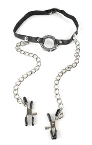 Fetish Fantasy O-ring Gag Nipple Clamps Default Title