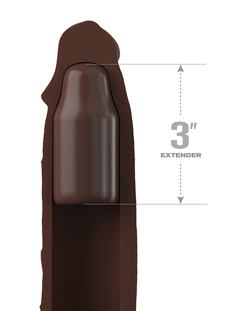 Fantasy X-tensions Elite 7in Extension W/ Strap Brown