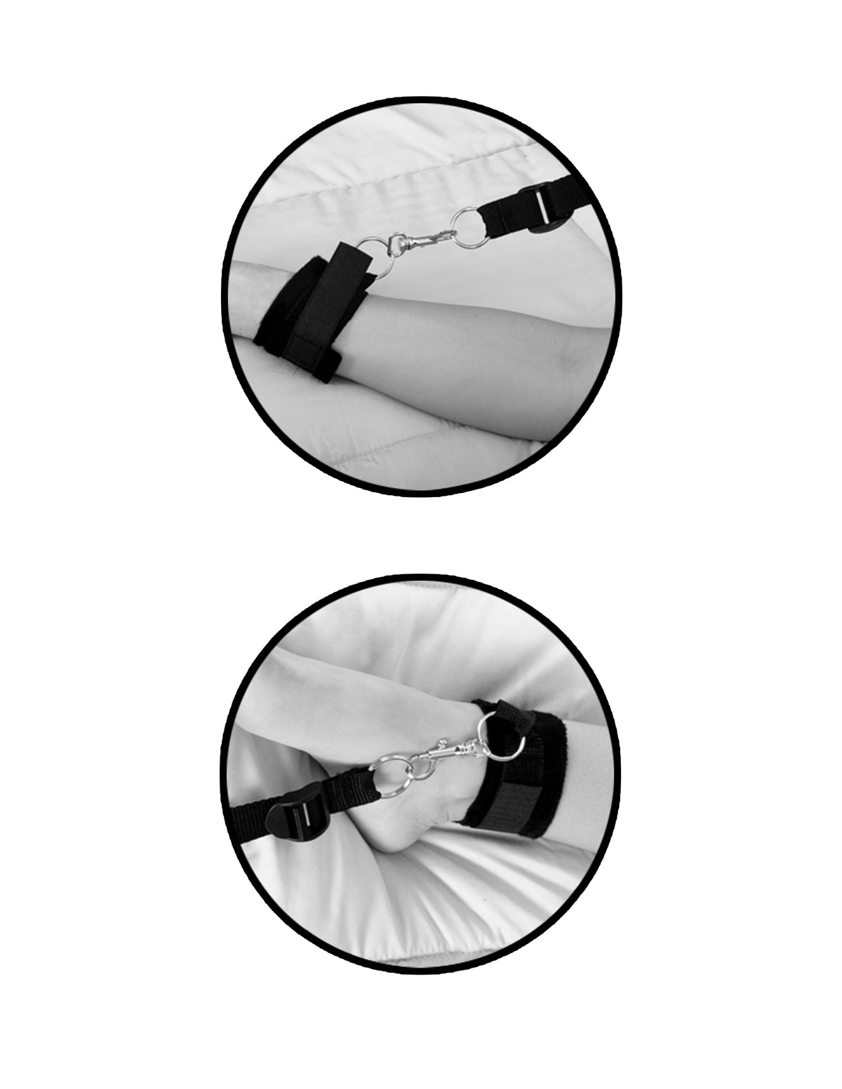 Fetish Fantasy Limited Edition Wraparound Mattress Restraints Default Title