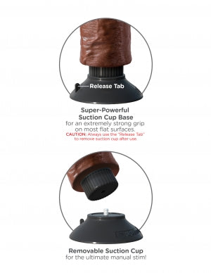 King Cock 8in Cock Vibrating