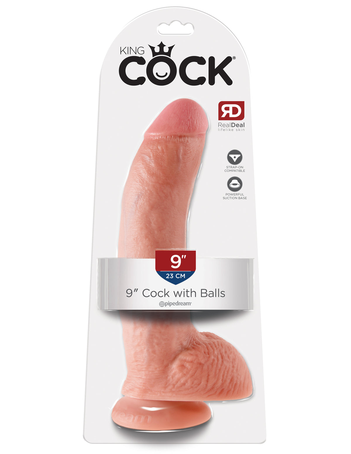 King Cock Cock W/balls Flesh