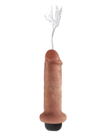 King Cock Squirting Cock Tan 6"