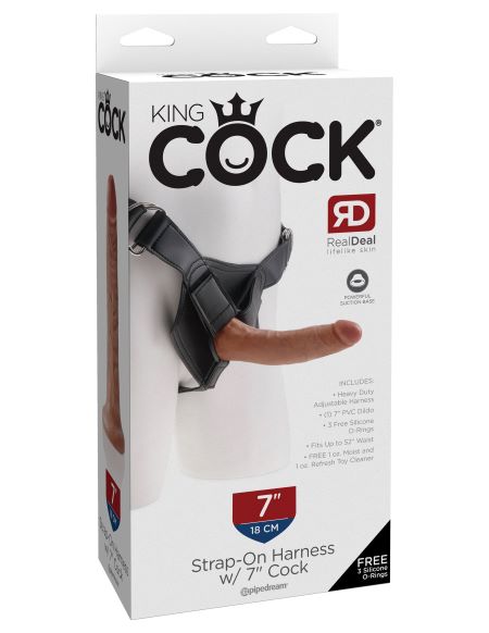 King Cock Strap On Harness Cock