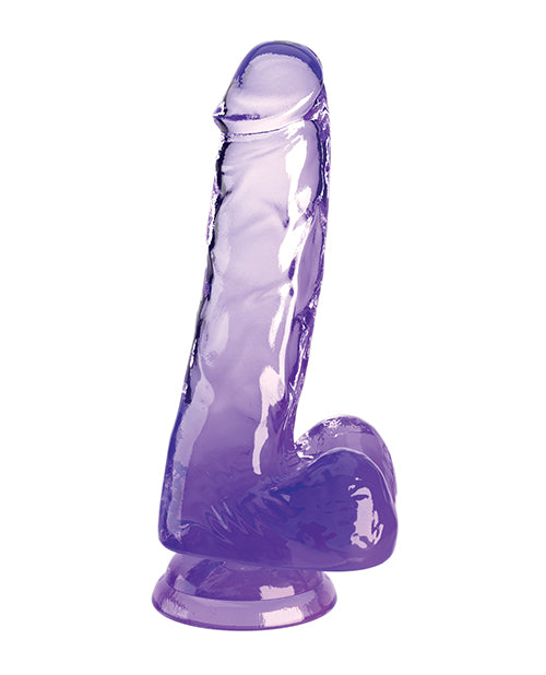 King Cock Clear 6in W/ Balls