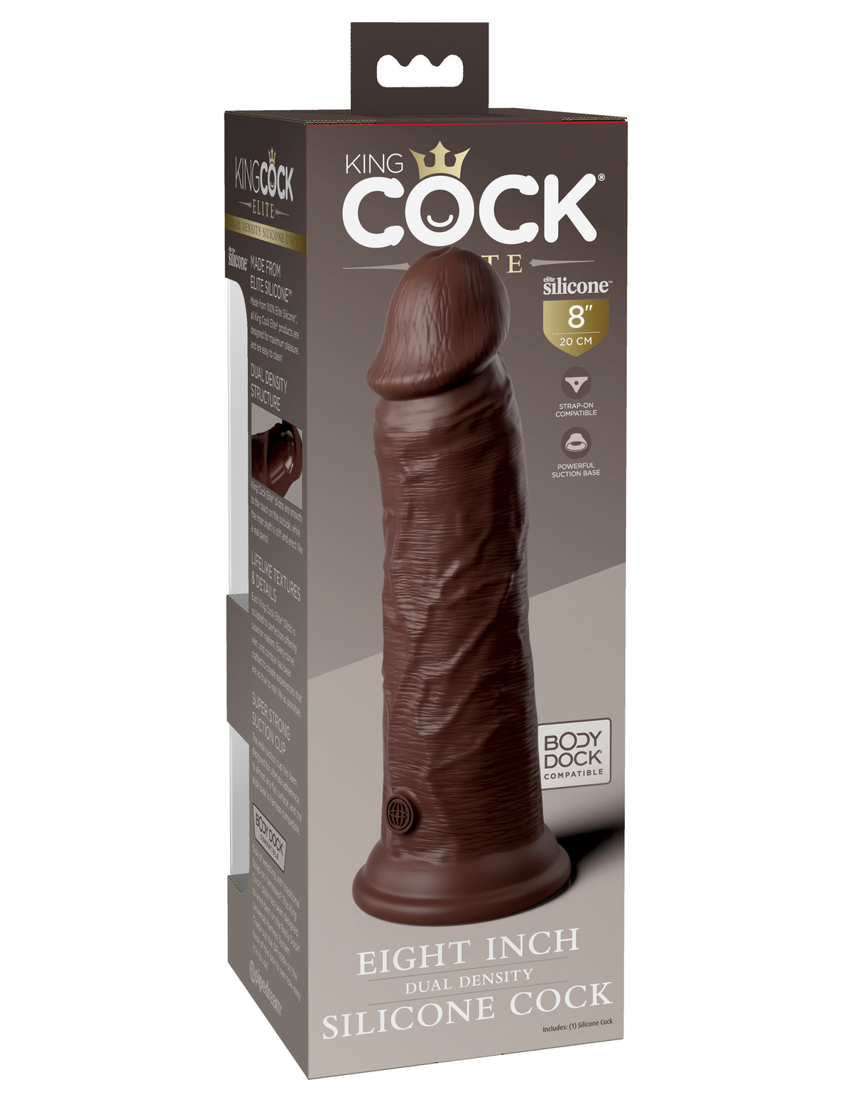 King Cock Elite 8 In Dual Density