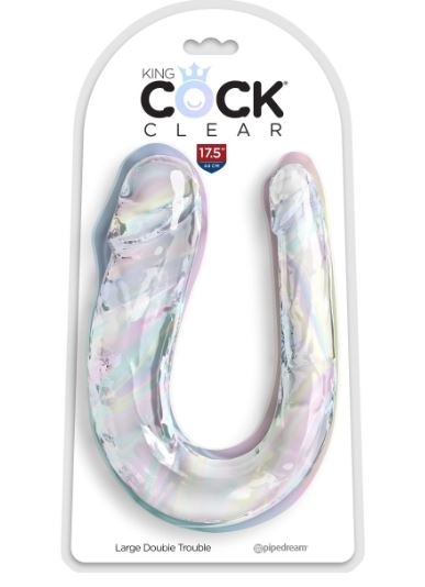 King Cock Clear Large Double Trouble Default Title