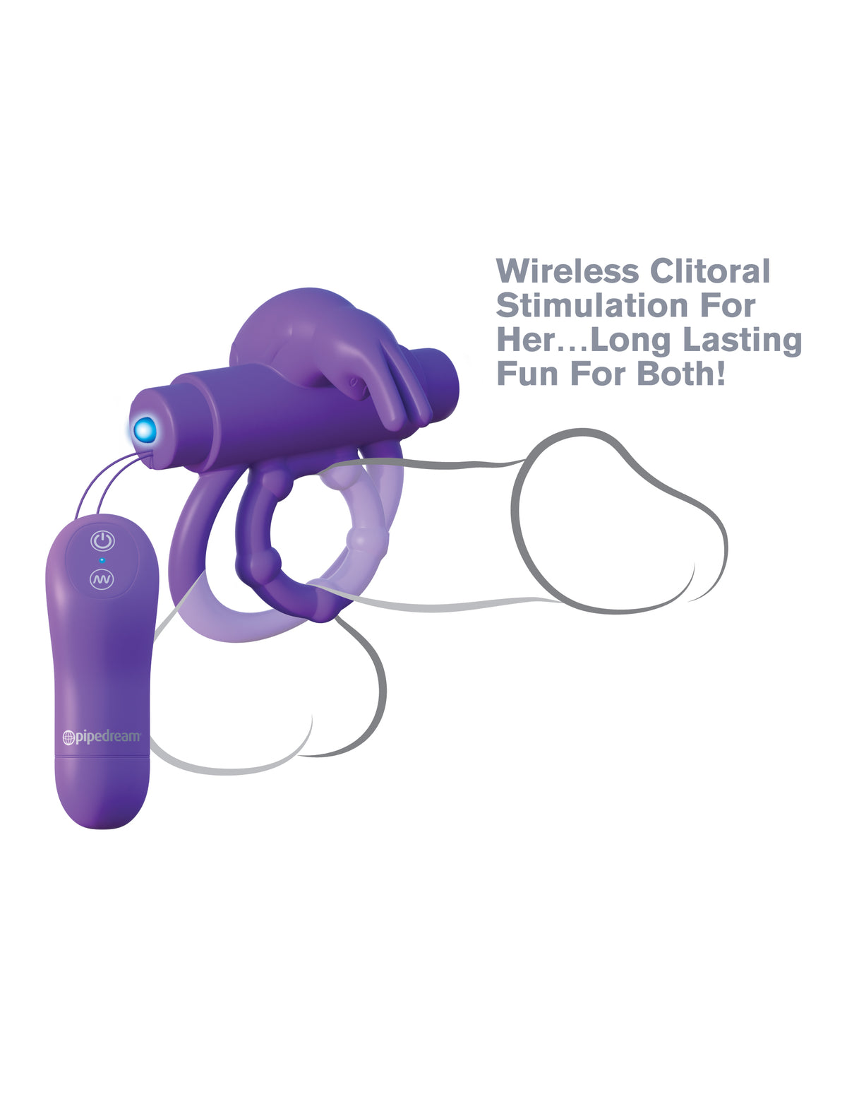 Fantasy C-ringz Remote Rabbit Ring Default Title