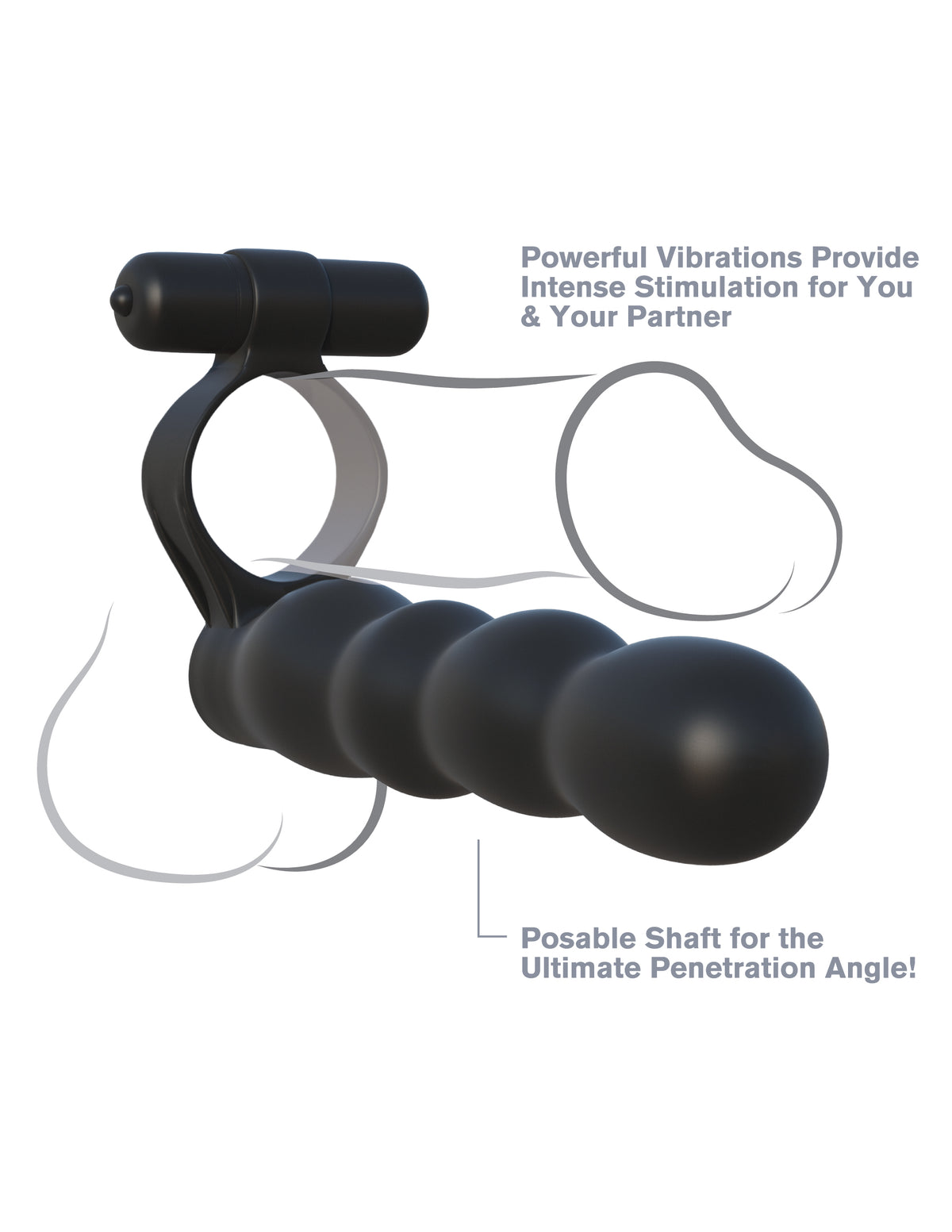 Fantasy C-ringz Posable Partner Penetrator Default Title