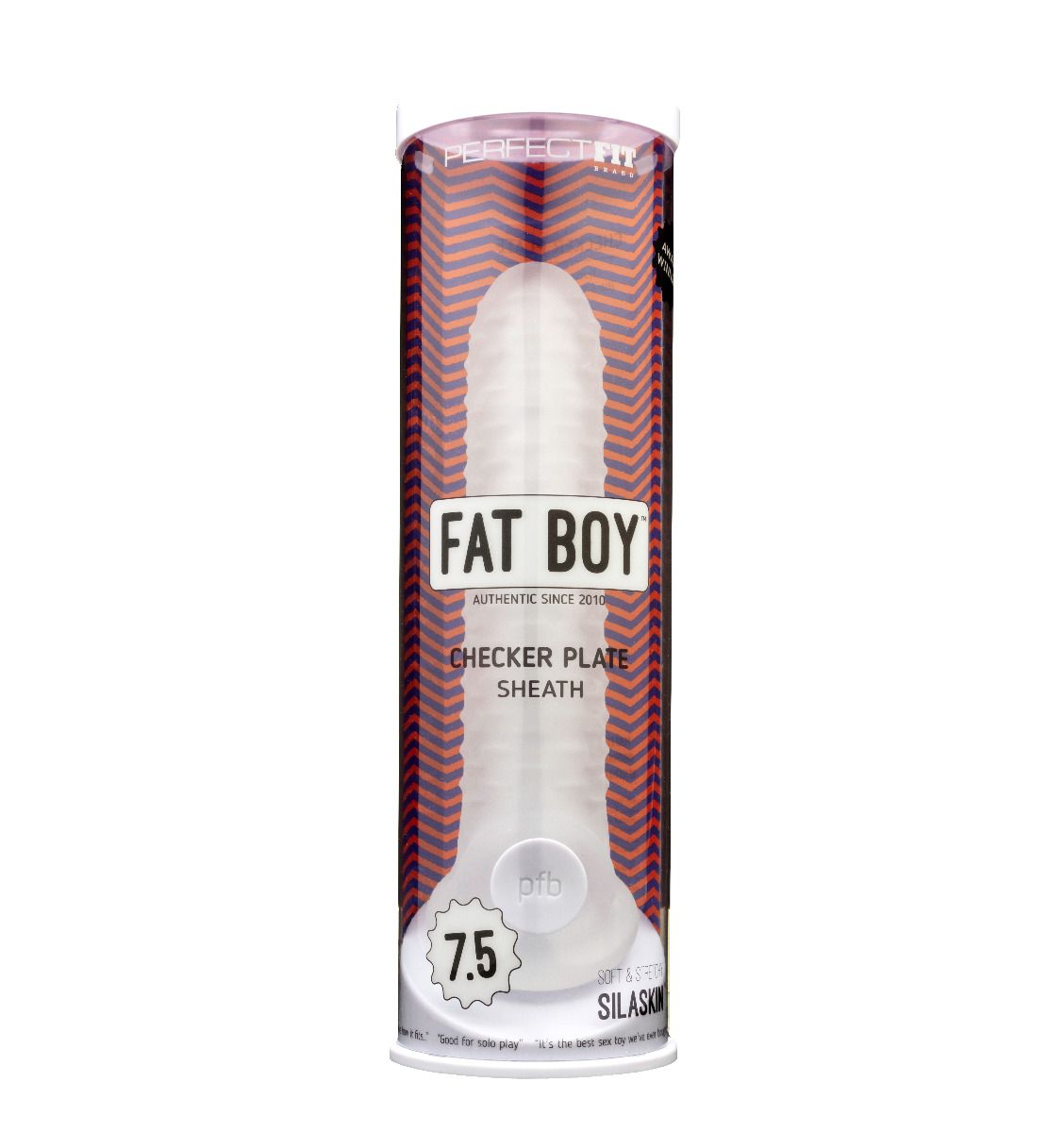 Perfect Fit Fat Boy Checker Box Sheath Clear 5.5 inch