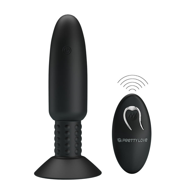 (d) Pretty Love Beaded For Ext Pleasure Butt Plug W/ Remote Default Title