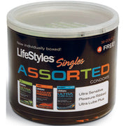 Lifestyles Assorted Singles 40 Pc Jar Default Title