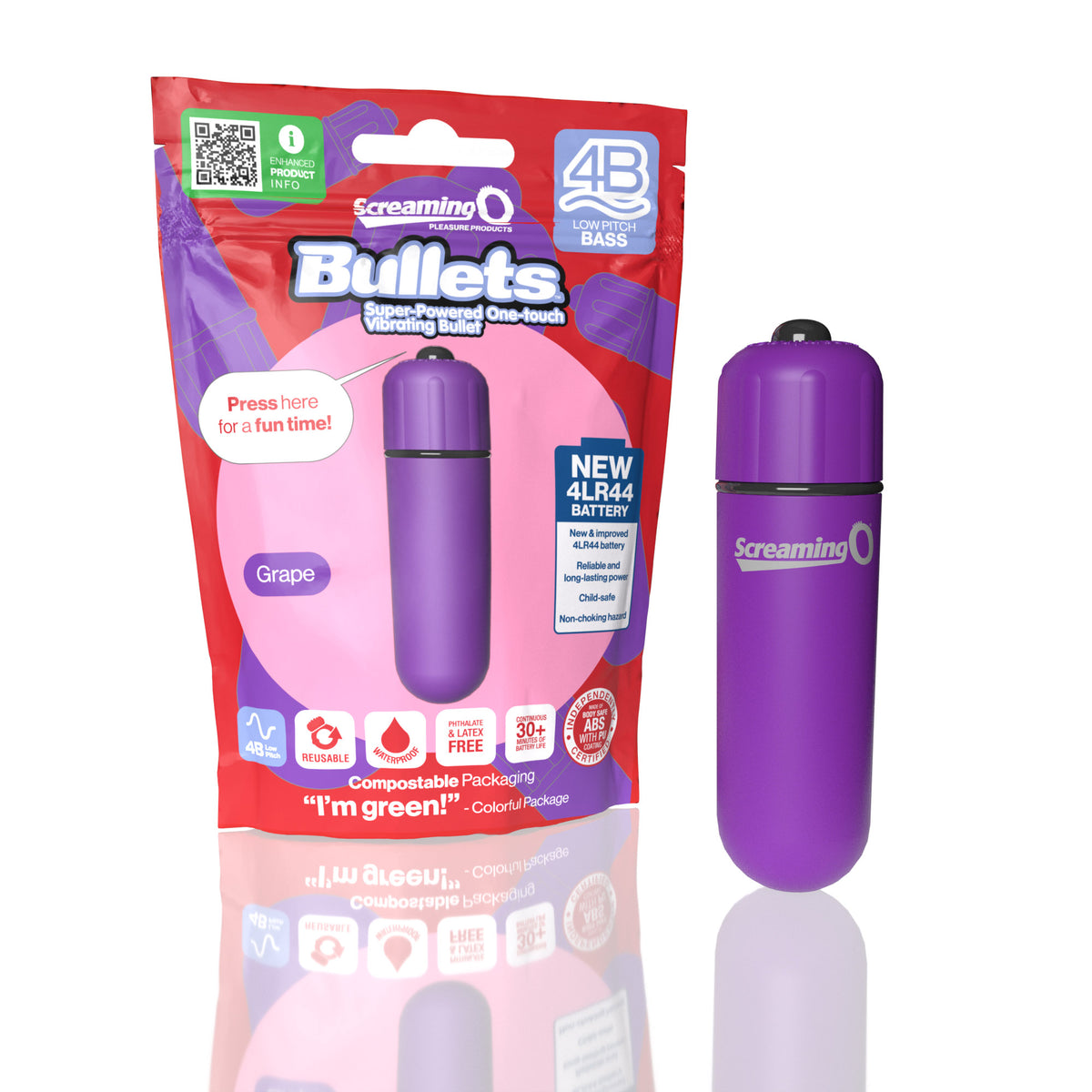 Screaming O 4b Bullet (bass) Grape
