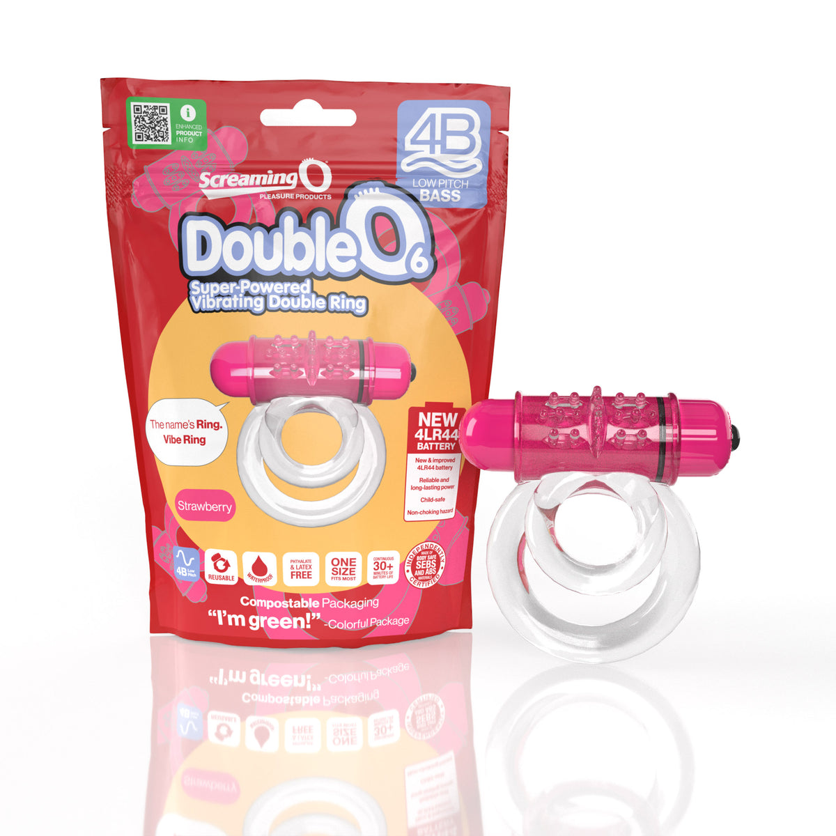 Screaming O 4b Doubleo 6 (bass) Strawberry