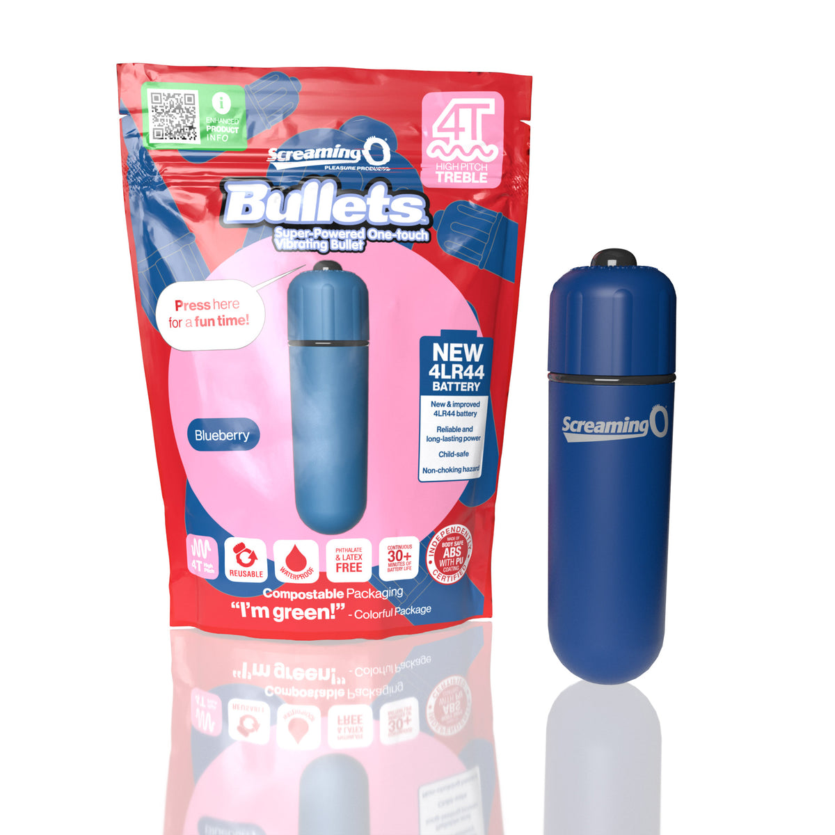 Screaming O 4t Bullet (treble) Blueberry