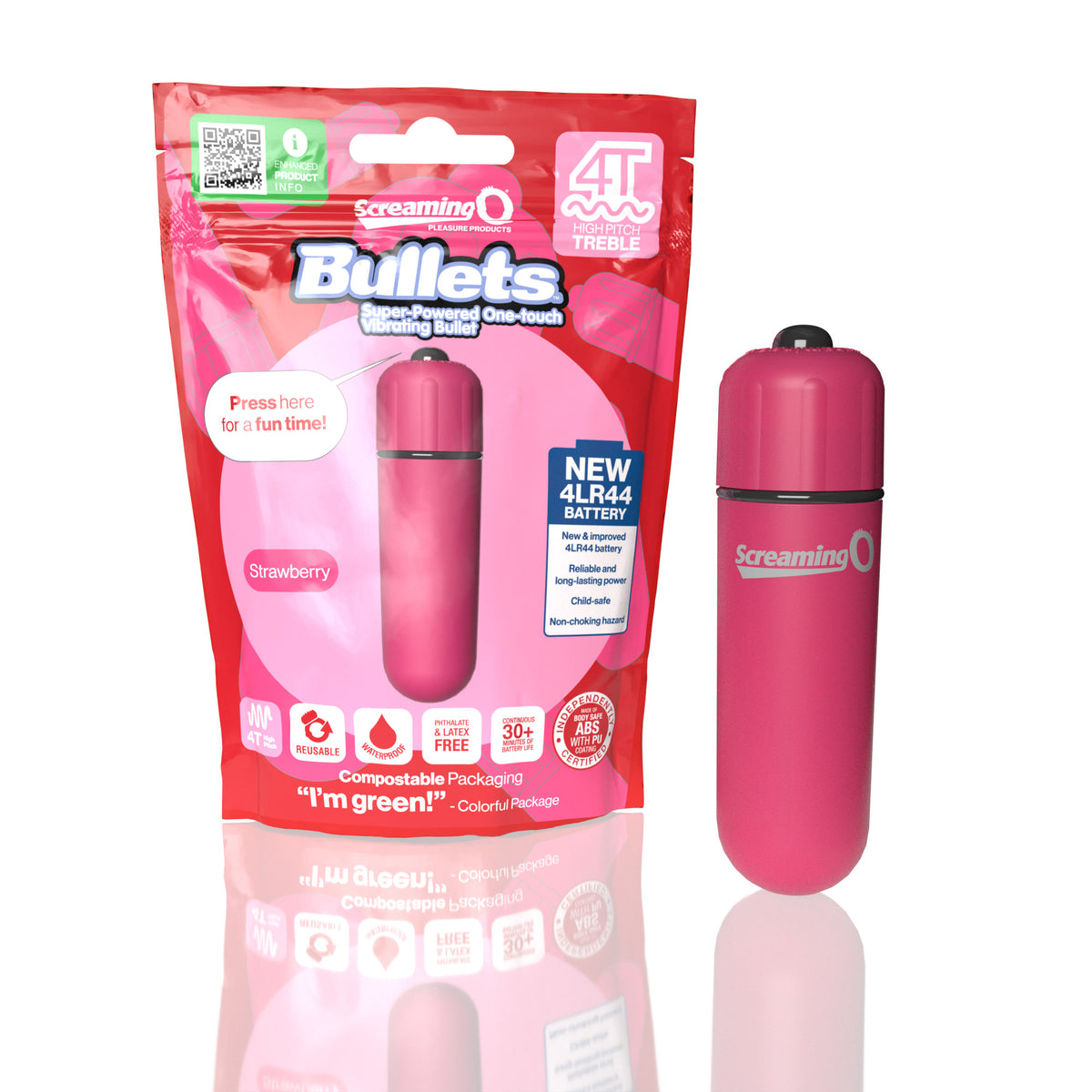 Screaming O 4t Bullet (treble) Strawberry