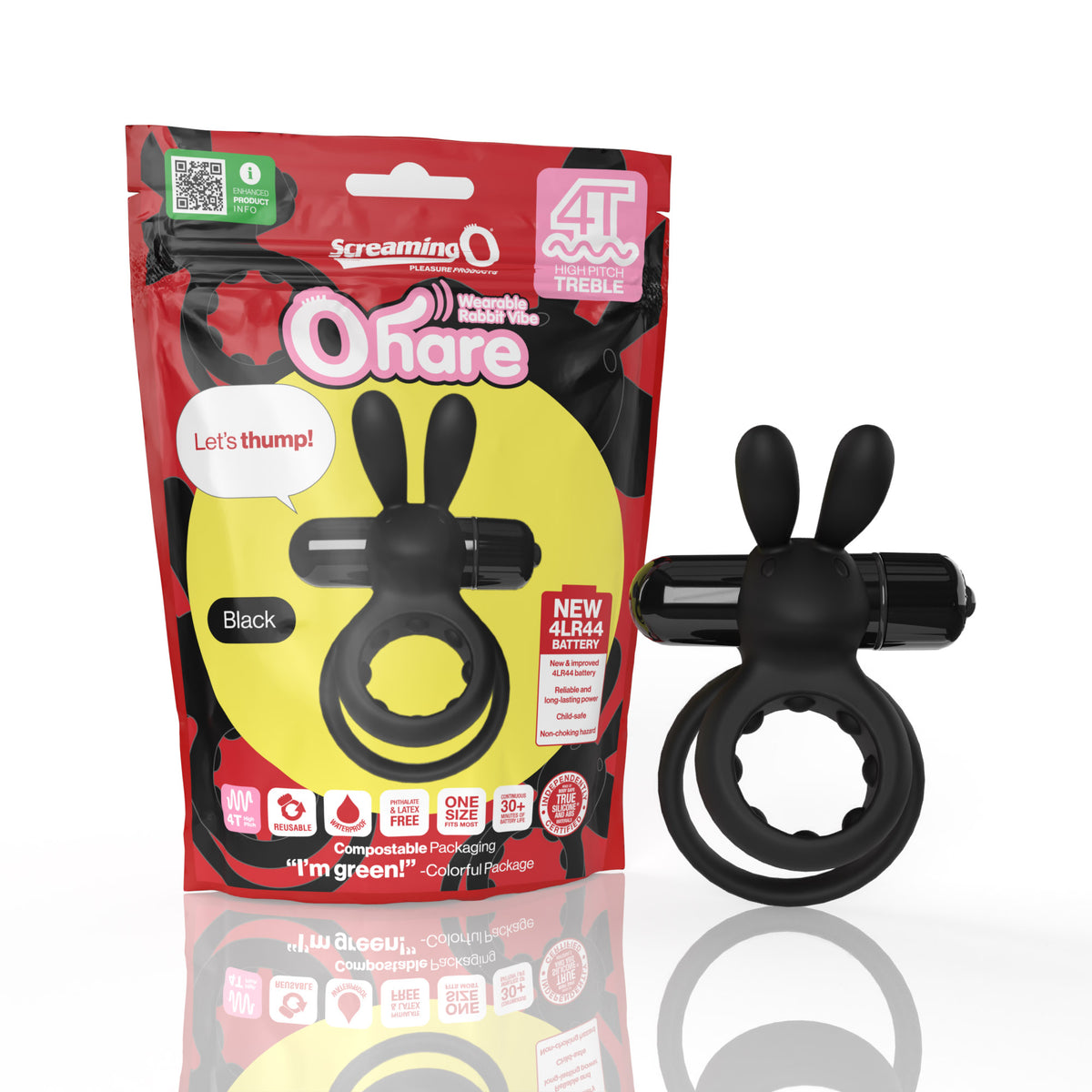 Screaming O 4t Ohare (treble) Black