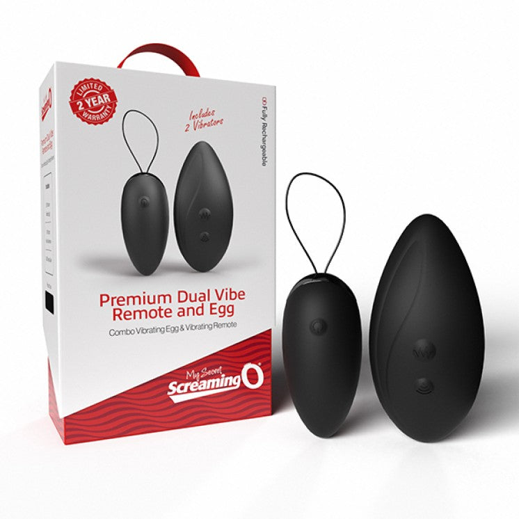 Screaming O Premium Dual Vibe Remote & Egg Default Title