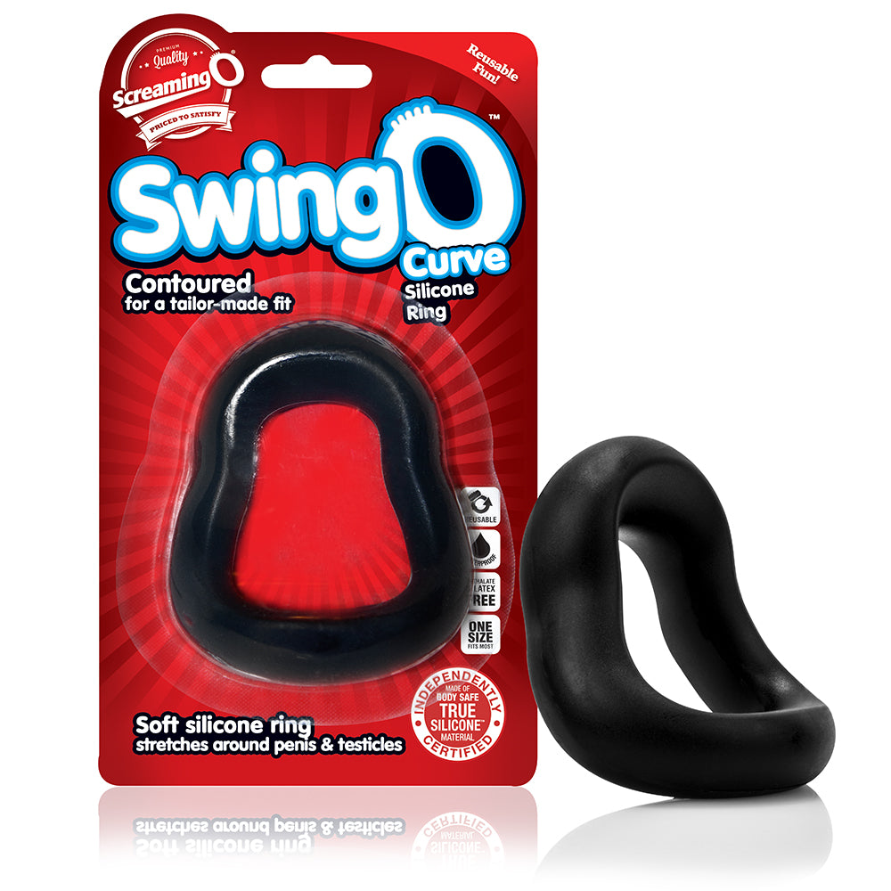 Screaming O Swing O Curved C-ring Black
