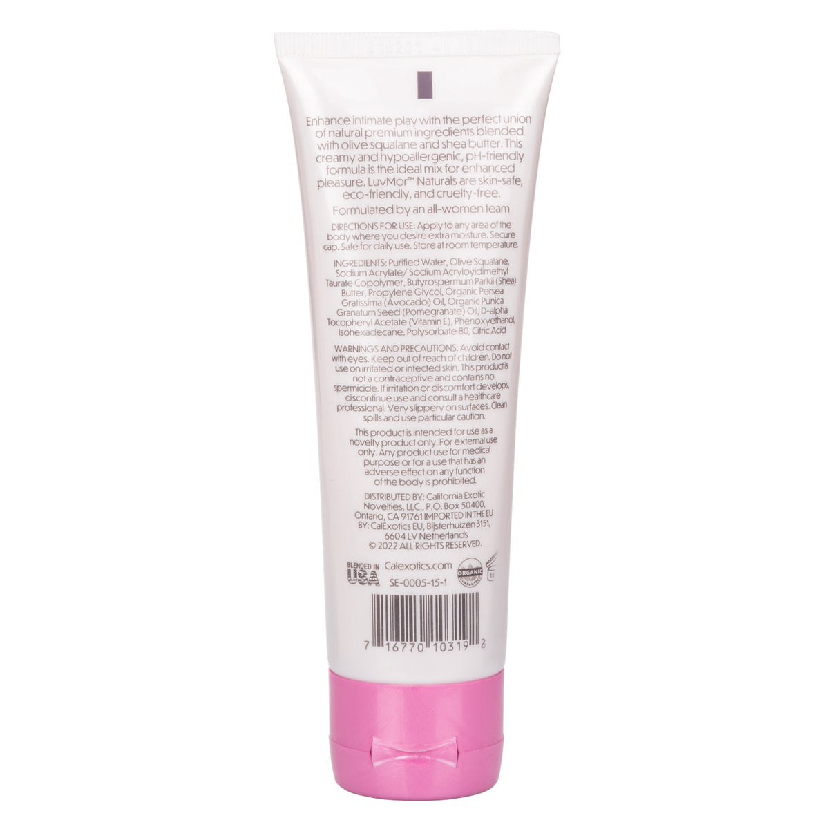Luvmor Naturals Hybrid Personal Lubricant 4oz