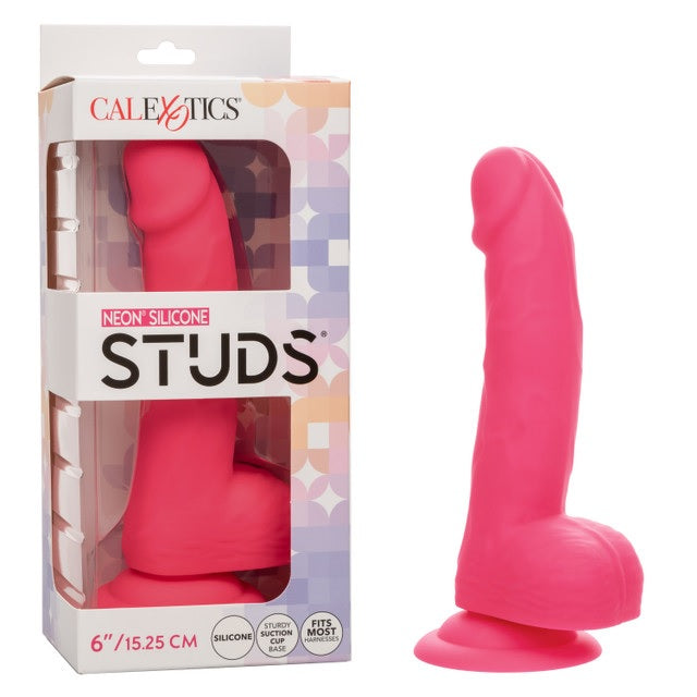 Neon Silicone Studs 6in