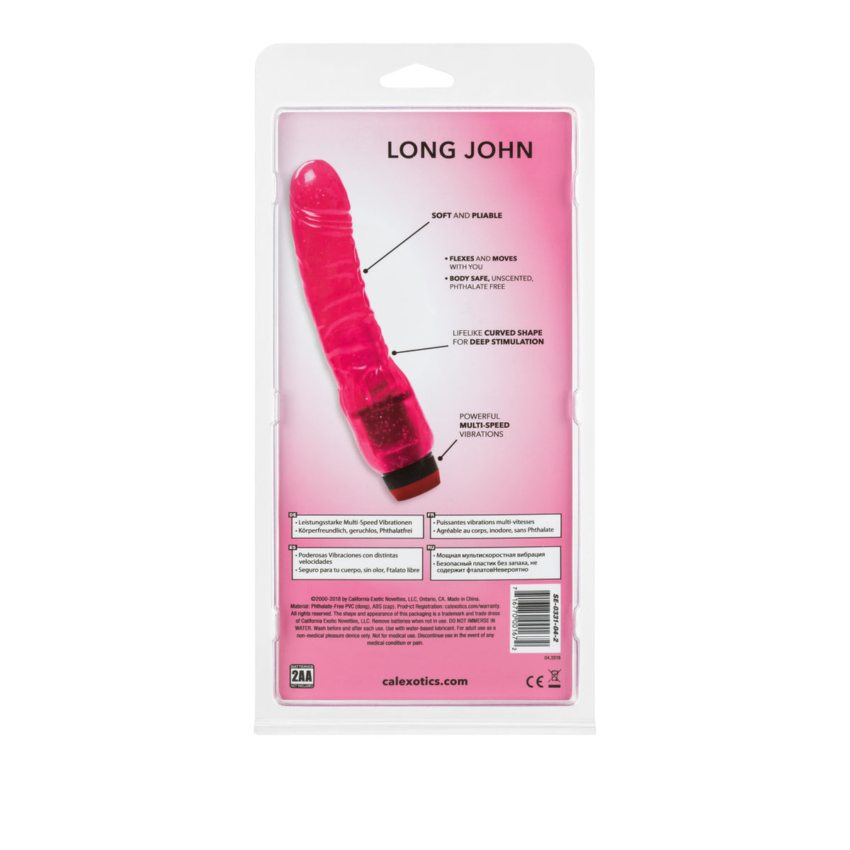 Hot Pinks Curved Penis In