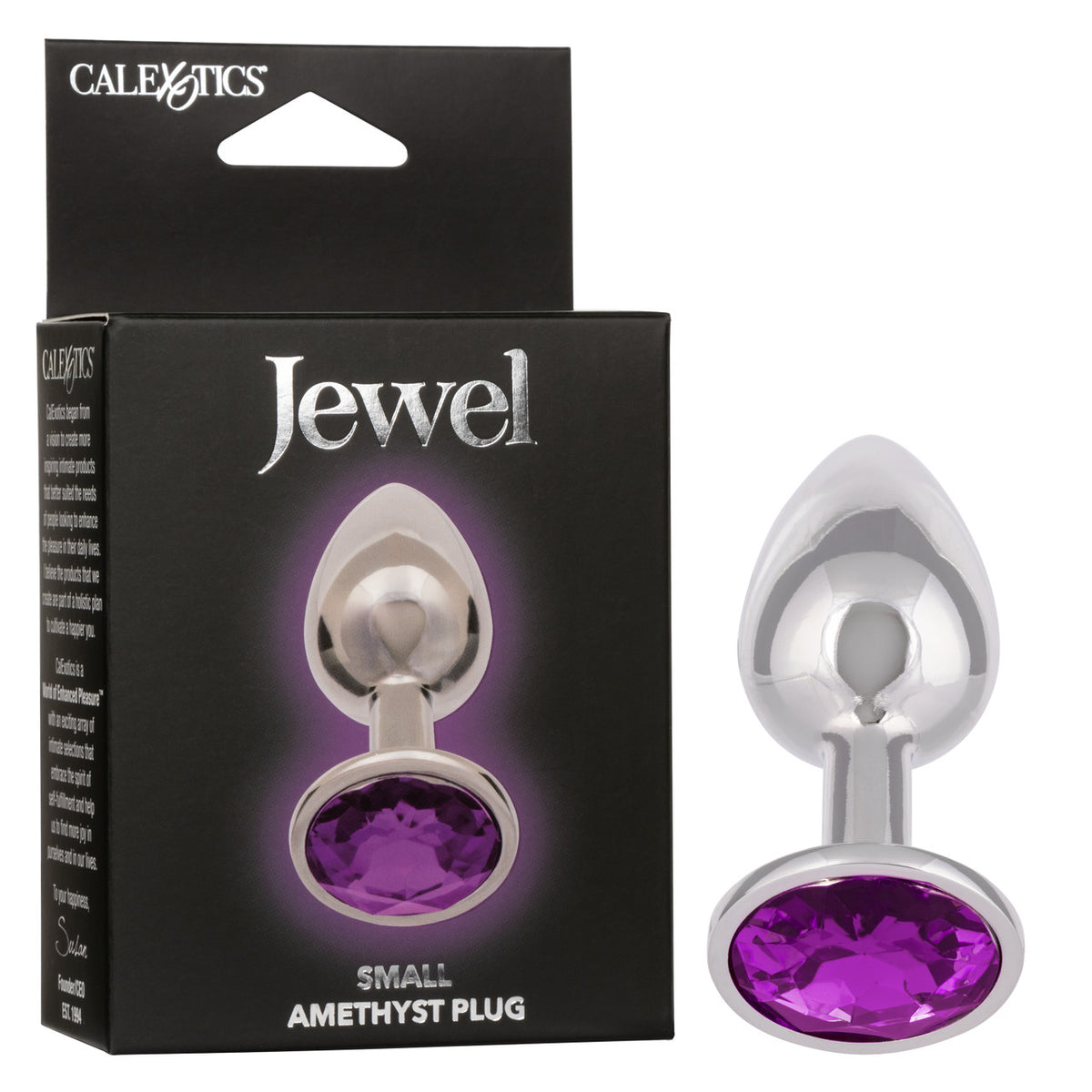 Jewel Small Plug Amethyst