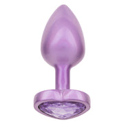 Jewel Small Amethyst Heart Plug Default Title